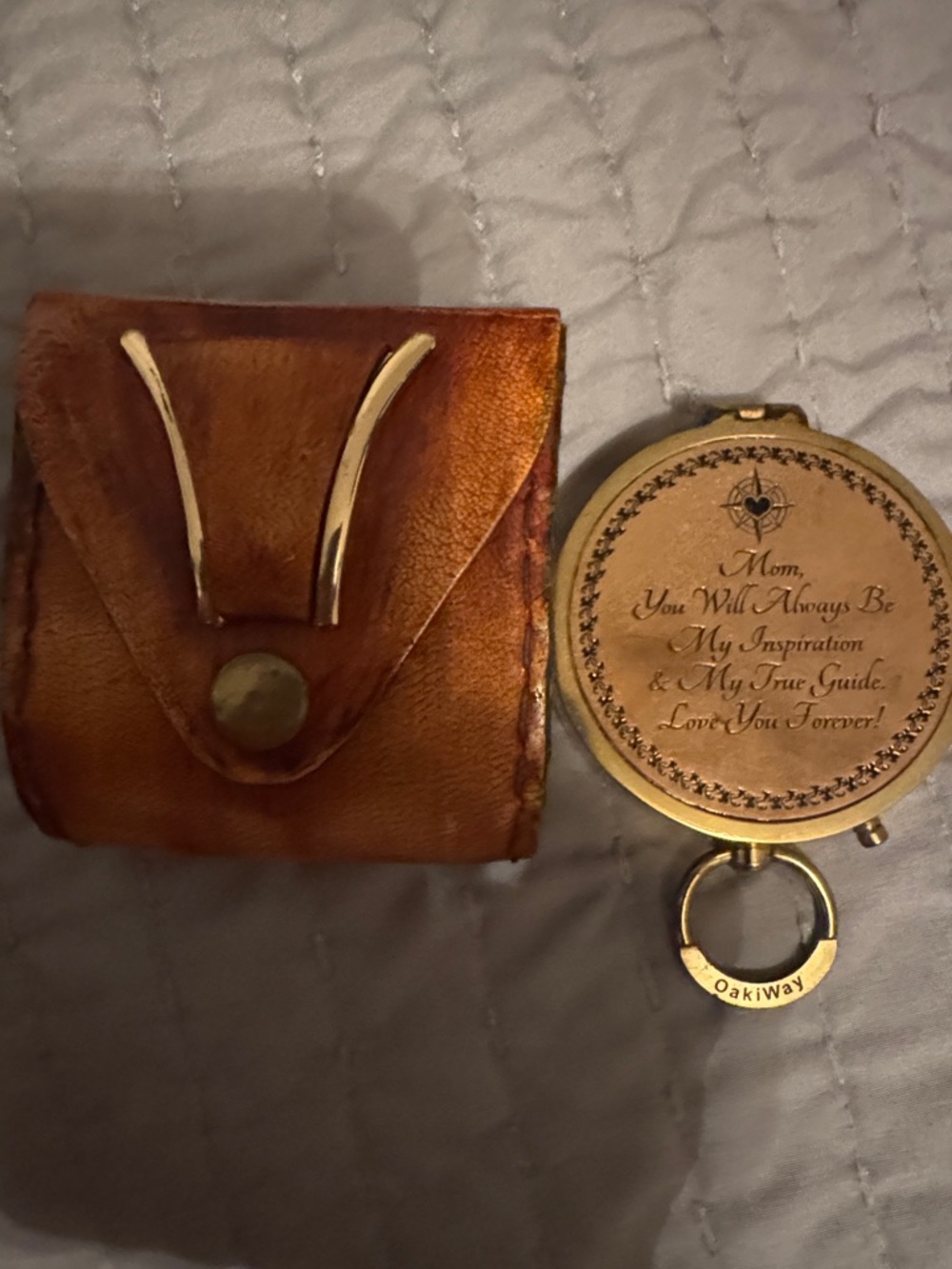 OakiWay Mom's Compass and compact mirror